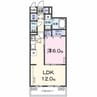 エムズステージⅧ 1LDKの間取り