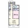 エムズステージⅧ 1LDKの間取り