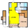 Ｌien・Ｋ 1LDKの間取り