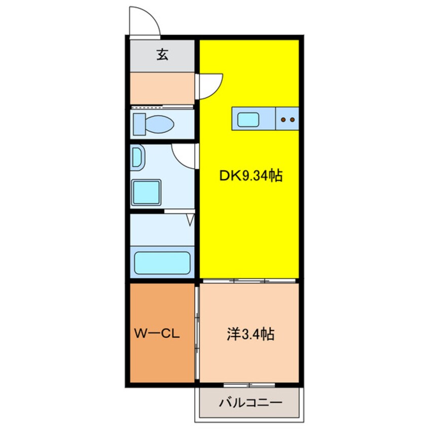 間取図 LECOCON大垣Ⅱ