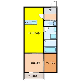 間取図 LECOCON大垣Ⅱ