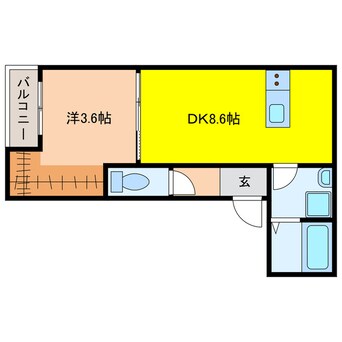 間取図 LECOCON大垣Ⅱ