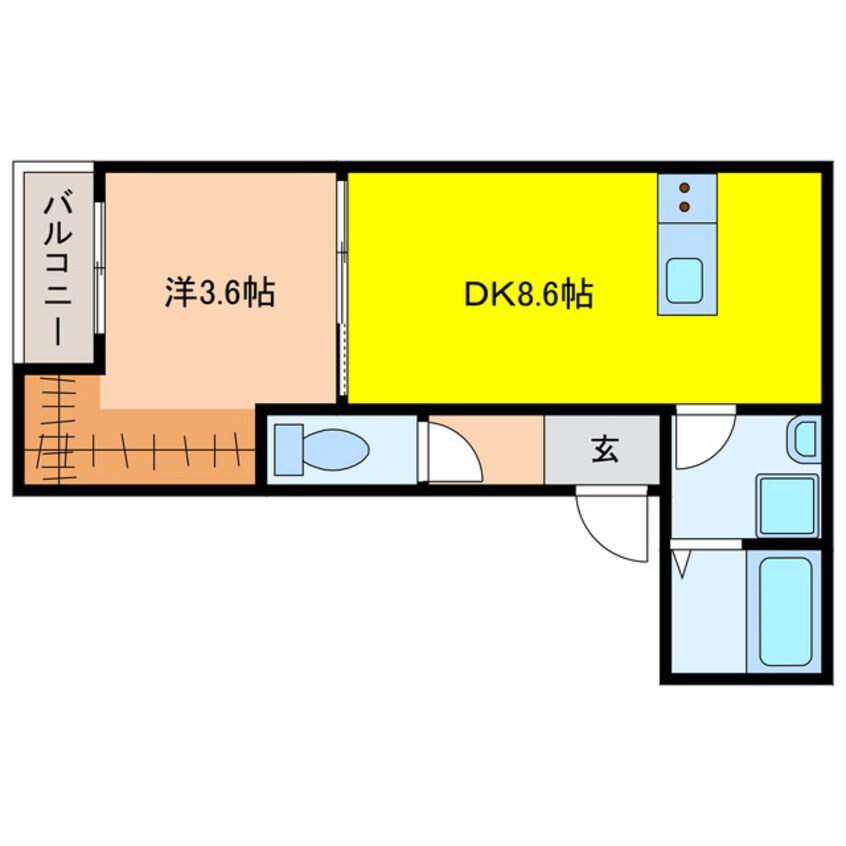 間取図 LECOCON大垣Ⅱ