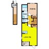 ケセラセラ　ムーン 1LDKの間取り
