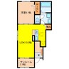 モナ　ｂ 1LDKの間取り