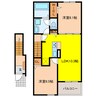モナ　ｂ 2LDKの間取り