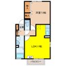 ベルドミール　B棟 1LDKの間取り