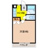 モアメゾン領家 1Kの間取り