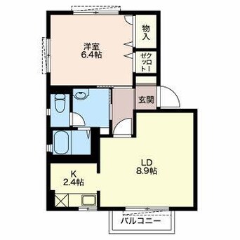間取図 カーサF