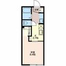 グリーンコーポ西大垣A 1Kの間取り