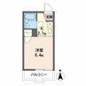 フォーブルさと 1Kの間取り