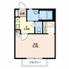 メゾン3 1Kの間取り