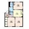 ルミエール　コーポD 3Kの間取り