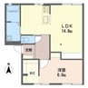 Grandiel ⅠA 1LDKの間取り