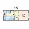 シャーメゾン大垣郭町 1Kの間取り