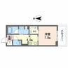 シャーメゾン大垣郭町 1Kの間取り
