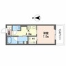 シャーメゾン大垣郭町 1Kの間取り