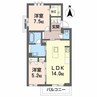 リオリエントオーヴィル 2LDKの間取り