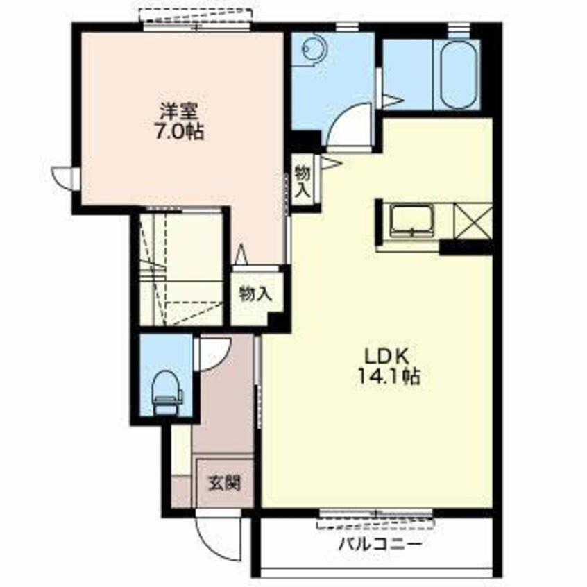 間取図 ソレアードJOY
