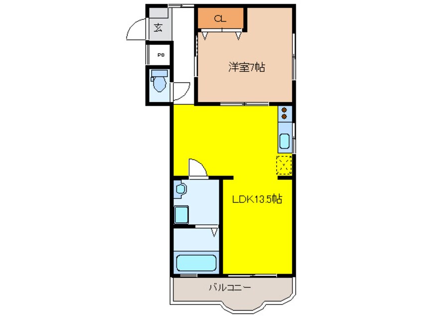 間取図 第二サンハイツ戸崎