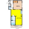 第二サンハイツ戸崎 1LDKの間取り