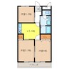 後藤ハイツ 3Kの間取り