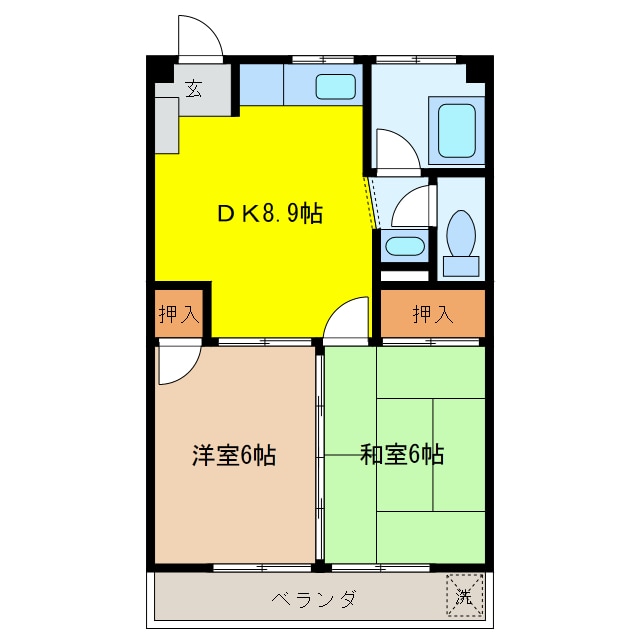 間取り図 交告第三ビル