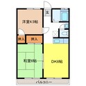 パナハイツ服部の間取図