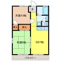 パナハイツ服部の間取図