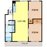 アンドウビル 2LDKの間取り