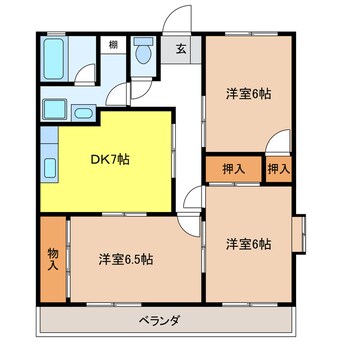 間取図 エステート上松