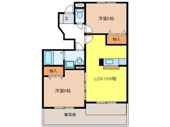 間取図 メニープログレスＢ