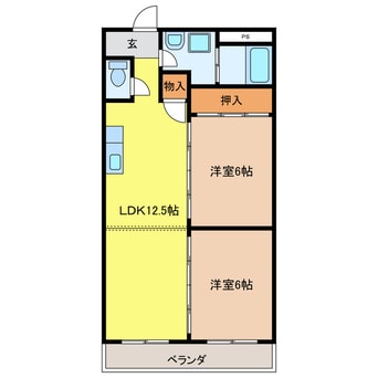 間取図 エステート２３