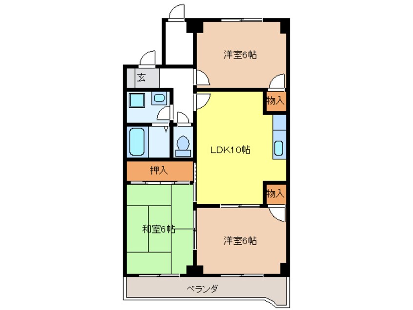 間取図 エステート２３