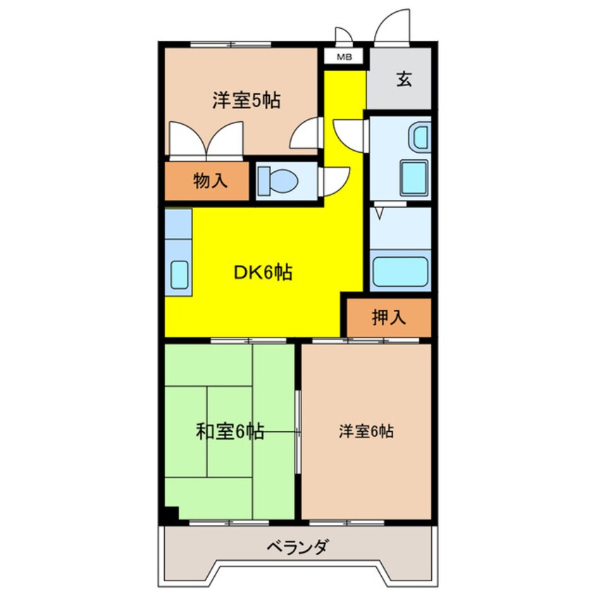 間取図 エステート２３