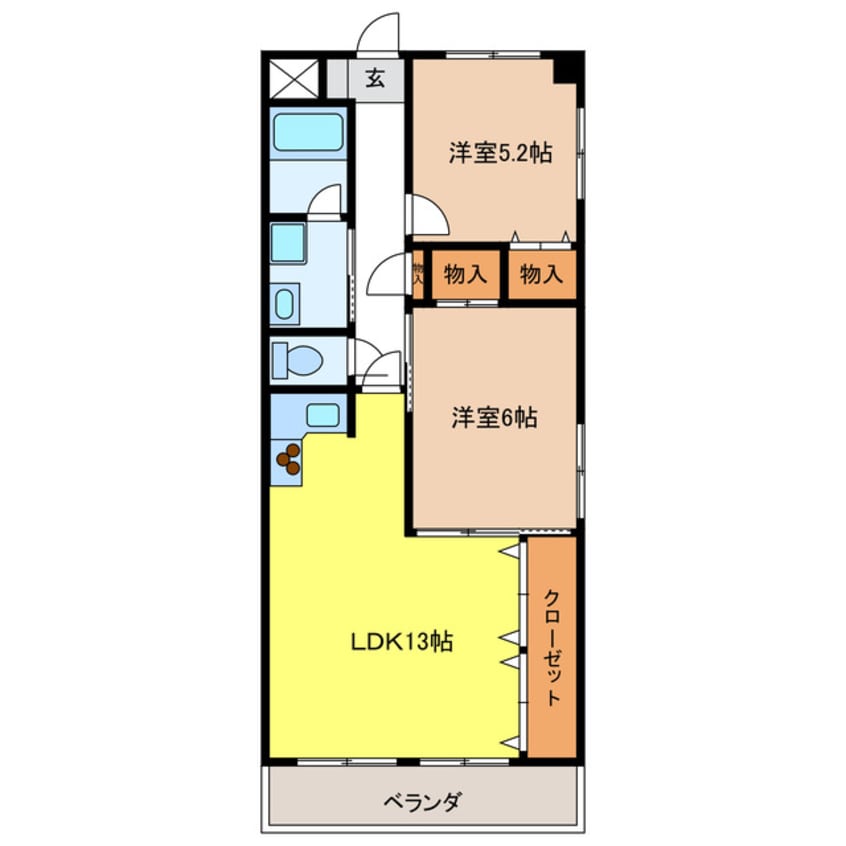 間取図 エステート１５