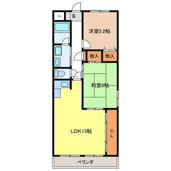 間取図 エステート１５