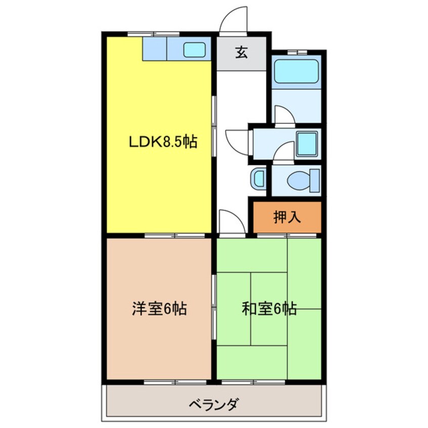 間取図 ロワメゾンのぞみ