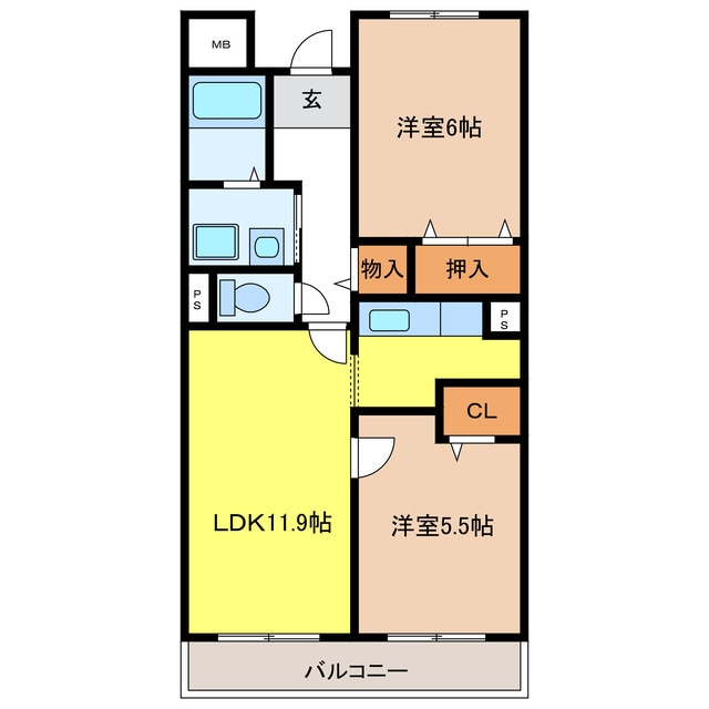 間取り図 ドミール茜
