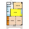 メゾン徳Ⅱ 3DKの間取り