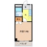 ヴィラコトブキ 1Kの間取り