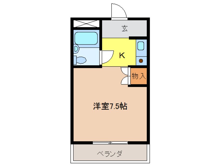 間取図 サテライト立花