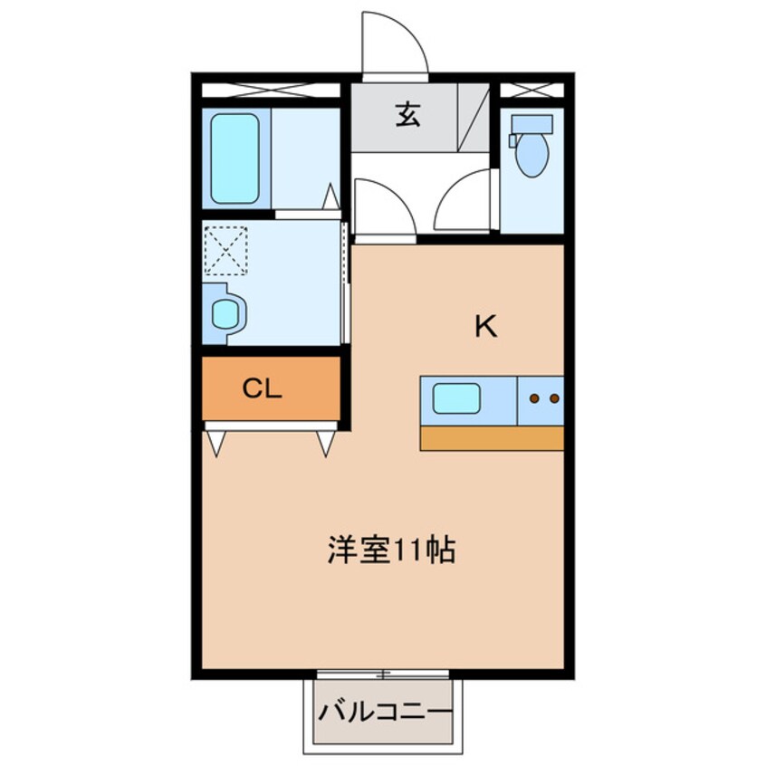 間取図 シティハイム城南Ａ棟