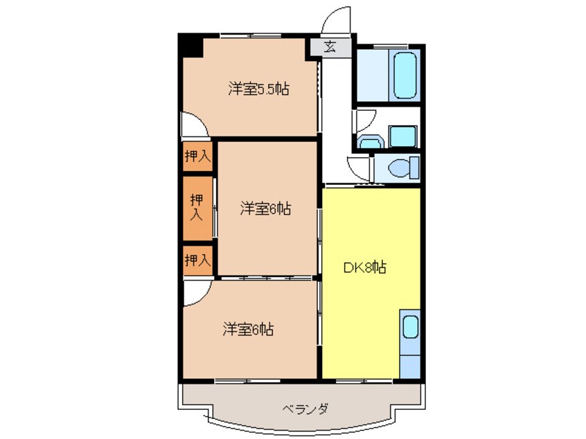 間取図 ファミール上松