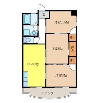 間取図 ファミール上松