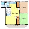 アーバンハウス岐阜 2LDKの間取り