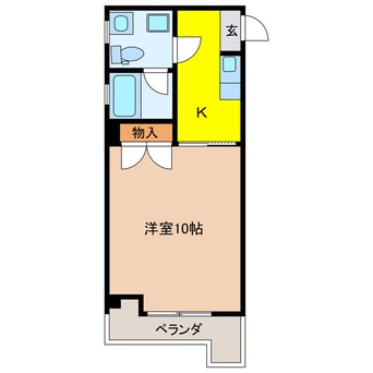 間取図 青木ビル　　今川町