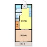 高要コーポ 1DKの間取り
