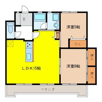 間取図 リーボンキャッスル