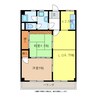 森島コーポラス 2LDKの間取り